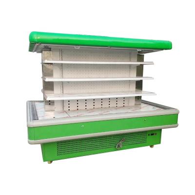 China Single-Temperature Supermarket Double Temperature Refrigeration Equipment Commercial Food Refrigeration Display Cabinet Air Curtain for sale