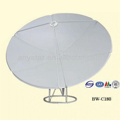 China Receiving High Resolution Satellite TV Programs C Series / Ku-Band 120cm Ground Mount Antenna Plates for sale