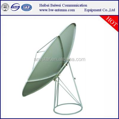 China Steel Panel C Band Satellite Dish Antenna 180/210/240cm Large Satellite Antenna for sale