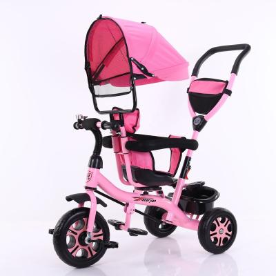 China Ride on Toy The new children's tricycle baby stroller baby tricycle is suitable for babies to go outside in parks or shopping malls for sale