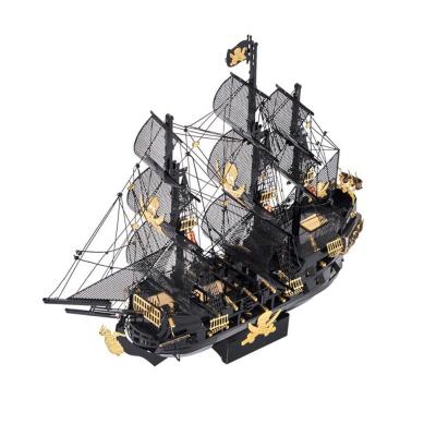 China DIY TOY Pirate Ship Building Kit 3D Metal Puzzle Collect DIY Model Kits For Adults And Teens Toys Large Jigsaw Gifts for sale