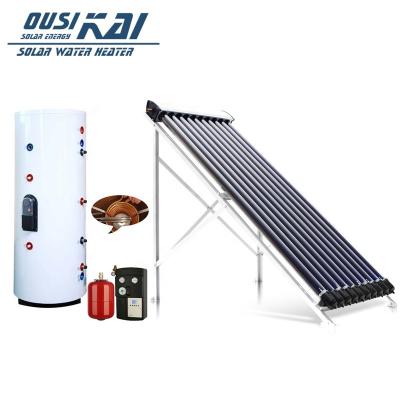 China Outdoor Solar Vacuum Tube Water Collector Heat Pipe Solar Collector Heater System for sale