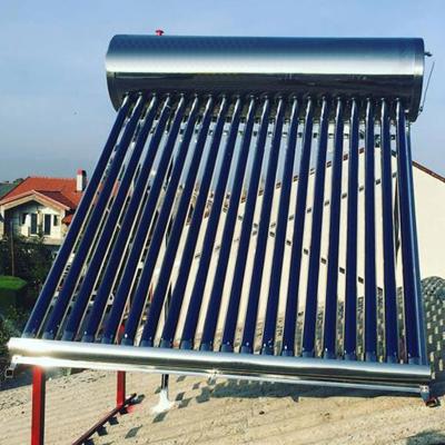 China Outdoor 200l Non Pressure Solar Water Heater for sale