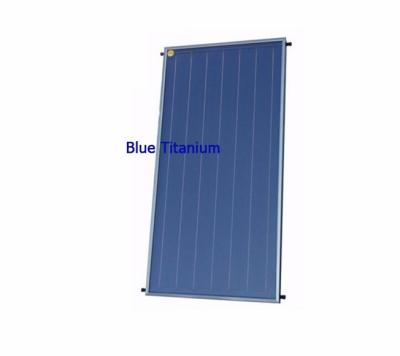 China 200L Blue Titanium Flat Solar Water Thermal Solar Heater Manufactory for sale