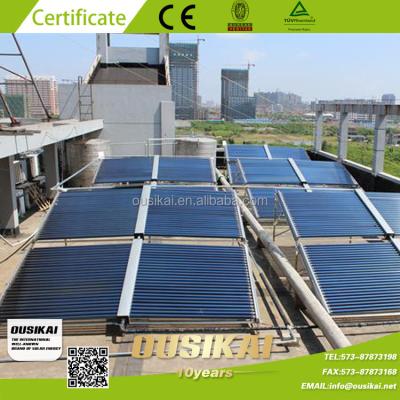 China Non-Pressurized Swimming Pool 50 Tubes Solar Collector Manifold for sale