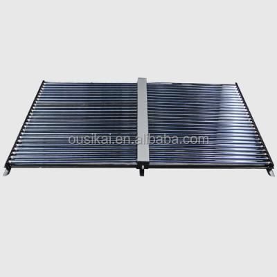 China Pool direct flow vacuum evacuated tube solar collector (non-pressurized 50 tubes) for sale