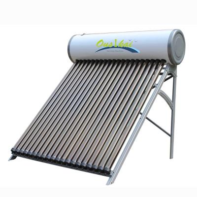 China Hot water integrated solar pressure water heater with hot water boiler for sale