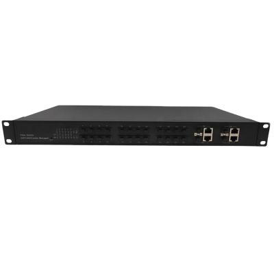 China Computer Network 24 Port FX + Gigabit Fiber Optic Switch Ethernet 4 Giga Port 24 Ports for sale