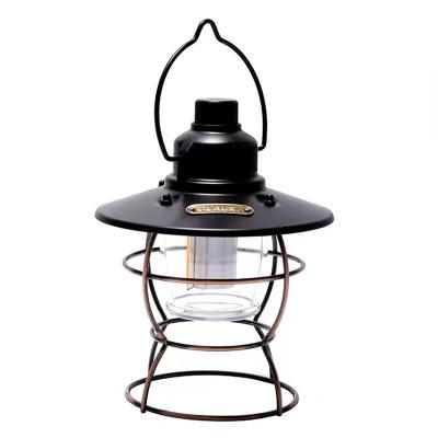 China Outdoor Multifunctional LED Atmosphere Camping Lantern Lamp Portable Lighting Tent Hanging Lamp for sale