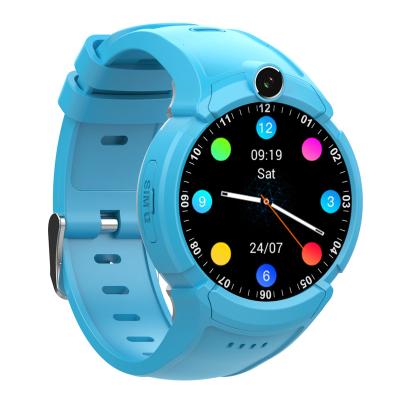 China Factory Price Wifi Kids Smart Watch With GPS SOS Video Calls Round GPS Smart Watch Remote Monitoring Watch Kids For Anti-lost for sale