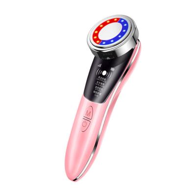 China Iontophoresis Photon Detox Detox Iontophoresis Beauty Skin Care Deep Clean Ultrasonic Facial Massage Instrument Facial Instrument for sale