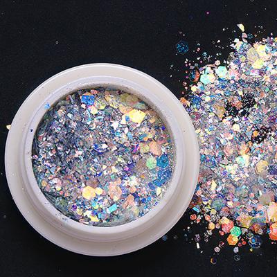 China Arts and Crafts New Design Mixed Colors Shiny Nail Glitter Paillette Sequins For Nail Decoration for sale