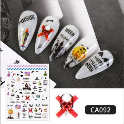 China Eco-Friendly / Easy Apply Easy To Use Top Quality Halloween Nail Art Stickers Nail Decals Stickers for sale