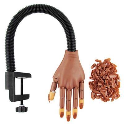 China Convenient Display DIY Nail Art Training Hands Manicure Nail Practice Hand For Nails for sale