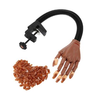 China Convenient Removable Finger Diy Nail Art Training Hand Manicure Nail Practice Hands for sale