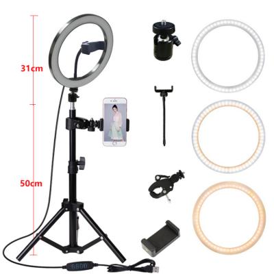 China Photogrphy Led Selfie Ring Light Photography Studio Dimmable Video Camera Led Selfie Ring Light For Visual Broadcast Makeup for sale