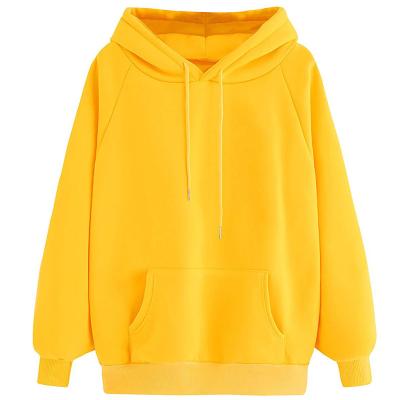 China S20136 Anti-Wrinkle Women's Winter Kangaroo Pocket Hoodie Pullover Hoody for sale