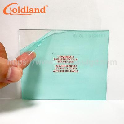 China Goldland PC Protective Sheet Helmet Solder Lens All Sizes for sale