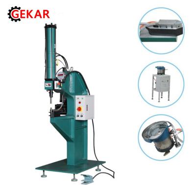 China Single Rivet Riveting Hollow Screw Nut Fastening Small Power Pneumatic Riveting Machine for sale