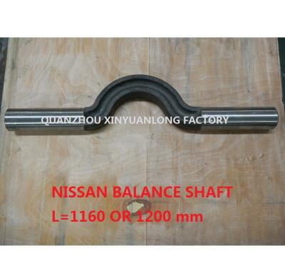 China Steel TRUNNION BALANCE SHAFT FOR NISSAN HEAVY TRUCK CWA54 CWB520 L=1160 or 1200mm for sale