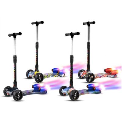 China Brand New PU Wheel Kids Boys Girls Kickboard 3 Wheels Fun Exercise Toys Scooter Kids Kick Scooter City Roller Skateboard for sale