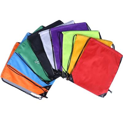 China Eco-Friendly And Economic Customized Wholesale 201D Polyester Drawstring Backpack Bag for sale