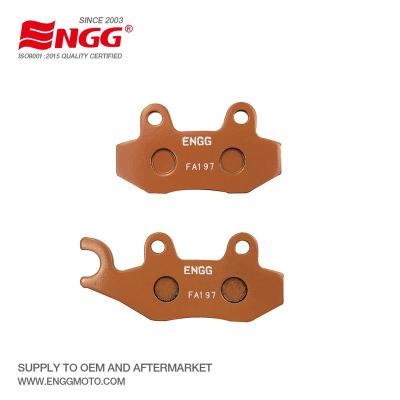 China steel & 2009 high quality aluminum KAWASAKI NINJA 250r engine 4x4 accesorios brake pad for sale