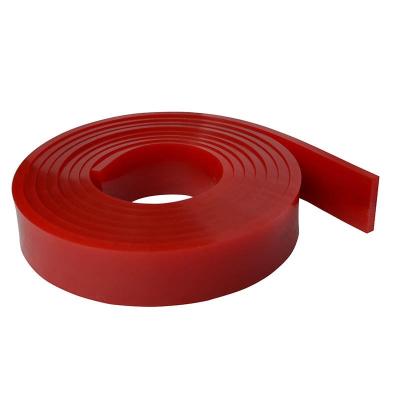 China 100% Polyurethane PU Squeegee Rubber For Silk Screen Printing for sale