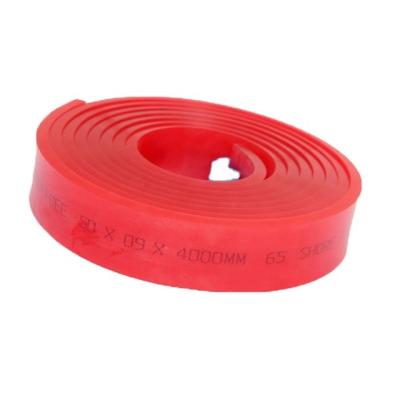 China 100% Polyurethane Screen Printing Rubber Squeegee/Polyurethane Squeegee Blade/PU Squeegee Blade For Silk Screen for sale