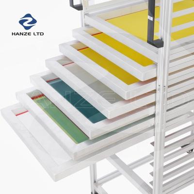 China Garment Shops Screen Rolling Rack For Screen Drying for sale