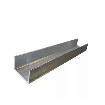 China NEMA Galvanized U Channel Steel 1.0-3.0mm Aluminum Mild Steel U Channel for sale