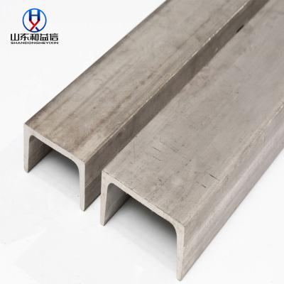 China Steel U Hot Rolled Channel Bar For Building Material U 50x25 Dimensions for sale