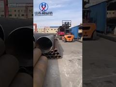 Anti Corrosion Spiral Steel Pipe Carbon Spiral Seam Pipe Large Diameter ASTM A252