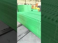 Galvanized fence