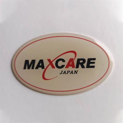 China Waterproof Hot Sale Printing Round Dome Clear Epoxy Resin Labels Customized Logo For Cars for sale