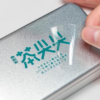 China Waterproof To Customize UV ​​Adhesive Vinyl Transferable Logo Sticker Label Stickers For Glass Ceramic And Metal Products for sale