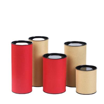 China Wholesale Round Biodegradable Paper Tube Custom Kraft Paper Tube Packaging Cylinder Paper Cardboard Tube for sale