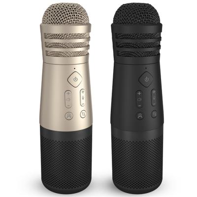 China Microphone With Voice Speaker Microfonos-Inalambr Wireless Karaoke Conference Microphone With Sponge for sale