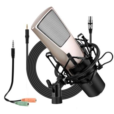 China Hight Sensitivity Microphone Wired Microphone Custom Karaoke Podcast for sale