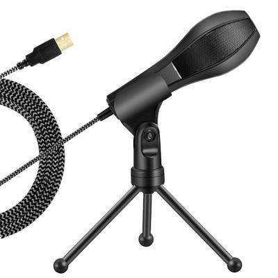 China High Quality Handheld USB Microphone PC Microphone Usb Microphone With Tripod Stand for sale