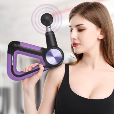 China Body Folding Professional Deep Booster Muscle Massager Gun With Strong Power for sale