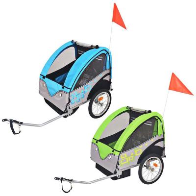 China Other Newest Trailers BT004 Baby Bike Trailer With CE Certification Bicycle Trailer Stroller 2 In 1 for sale