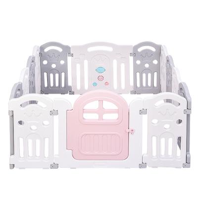 China PY-01Eco-friendly Baby Safety Play Yard With Gate Play Yard With Gate Household Baby Plastic Infant Fence for sale