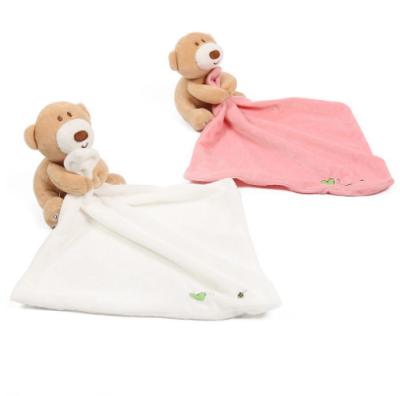 China Early Education Baby Comforting Towel Super Soft  High Safety for sale