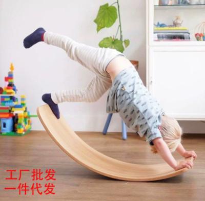 China Home Wooden Spinning Seesaw Smart Board Feeling Training Exercise for sale