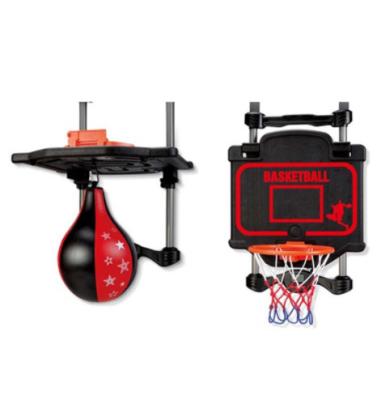 China Indoor Sports Training  Plastic Educational Toys  Hanging Boxing Basketball Rack Suit for sale