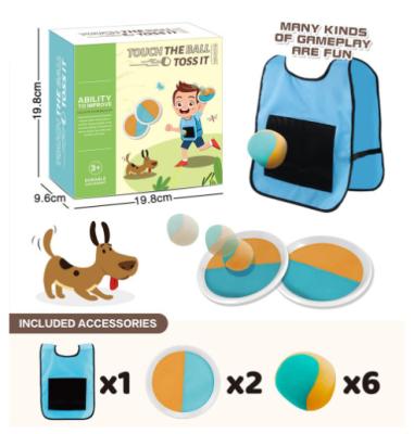 China Children Plastic Educational Toys Sports Sticky Ball Plate Vest Shirt for sale