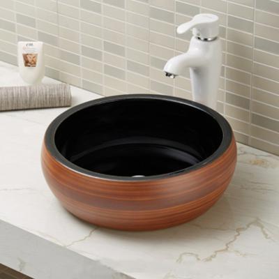 China Wholesale Hotel Bathroom Sanitary Ware Easy Clean Archaize Plated Round Lavatory Bowl Art Countertops Basin Sink for sale