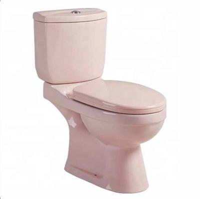 China Double-flow Washdown Toilet Color Toilet Chinese WC Two Piece Toilet A2132 for sale