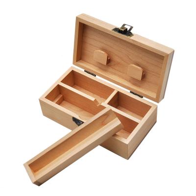 China Rolling Trays Wholesale Custom Multifunctional Rolling Box Cigarette Weed Storage Tobacco Stash Box for sale